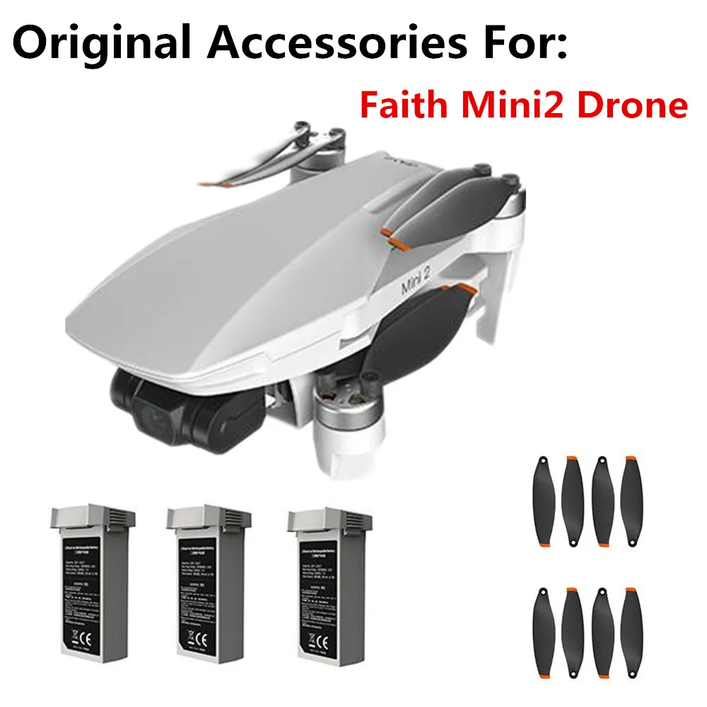 

C-FLY Faith Mini2 Дрон оригинальные аксессуары батарея 7,7 В 2600 мАч/Лопасти пропеллера/для Faith Mini2 Drone