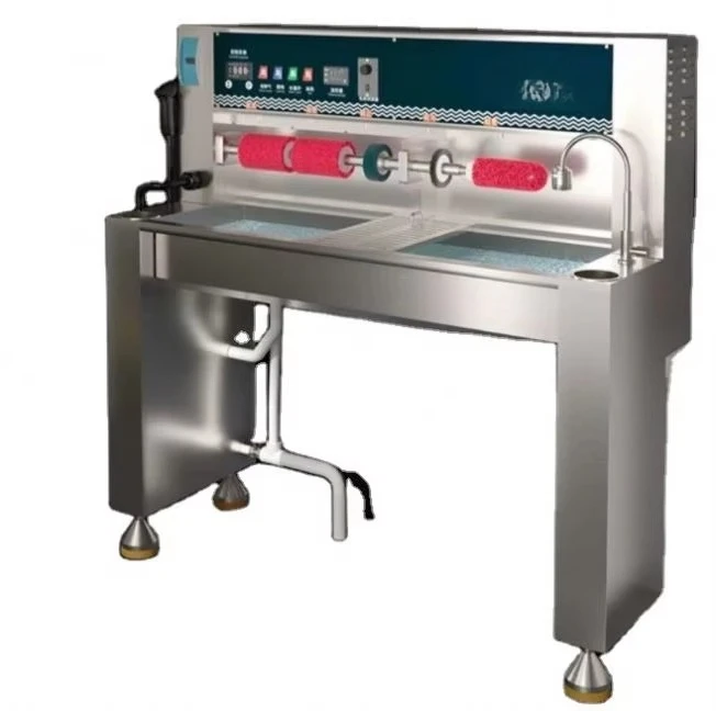 New Multi-Function Commercial Steam Water Circulation Energy-Saving Large-Scale Shoe Cleaner with Brushes