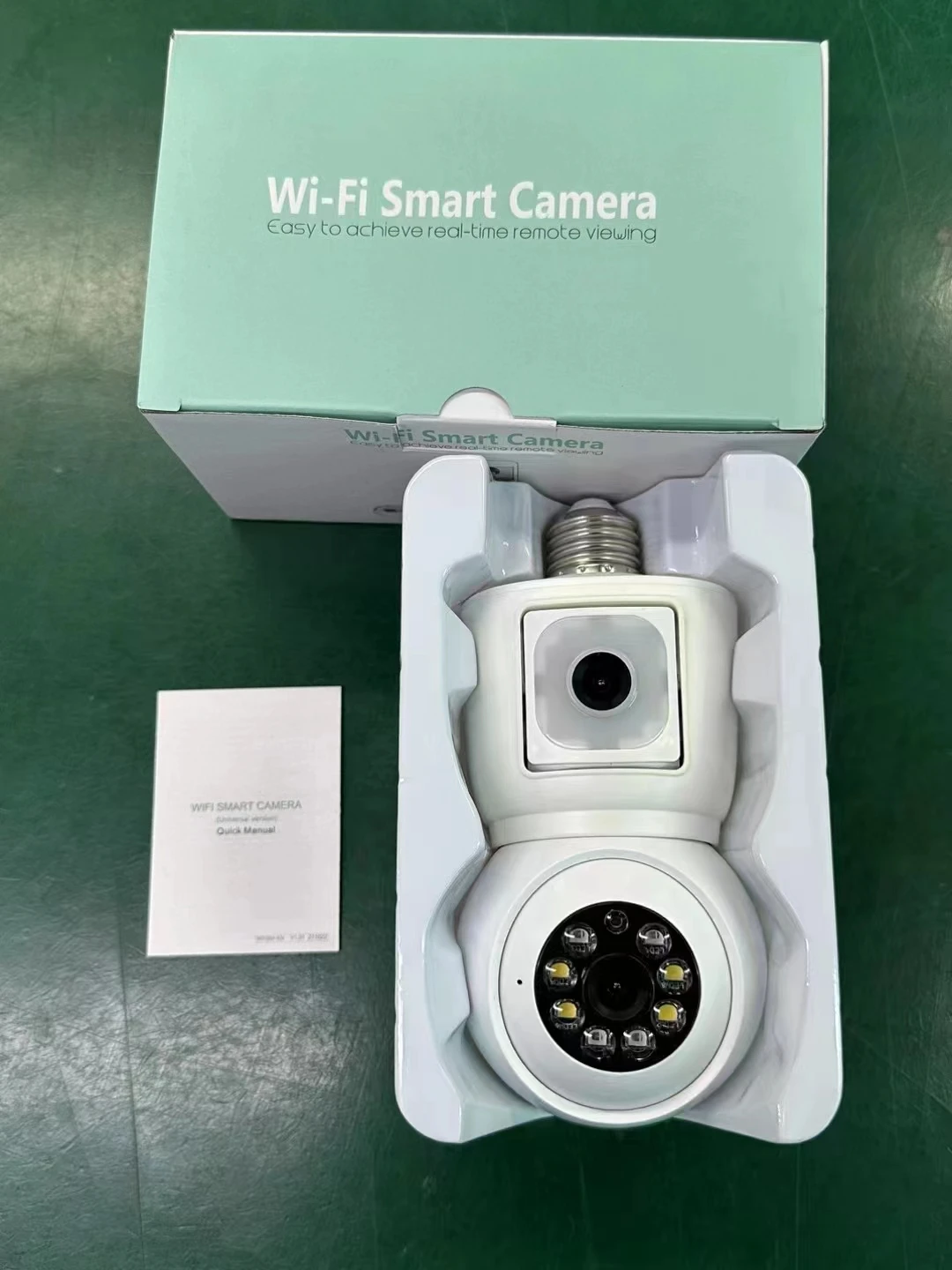 iCsee /Yoosee/V380 APP 4MP Dual Lens E27 Full Color Wireless PTZ IP Dome Camera  Intercom Security CCTV Baby Monitor