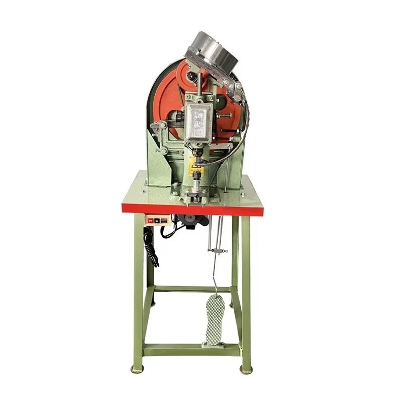 New Waist Shape Buckle Riveting Machine Sport Shoes Oval Eyelet Attaching / Fixing / Pressing Machine