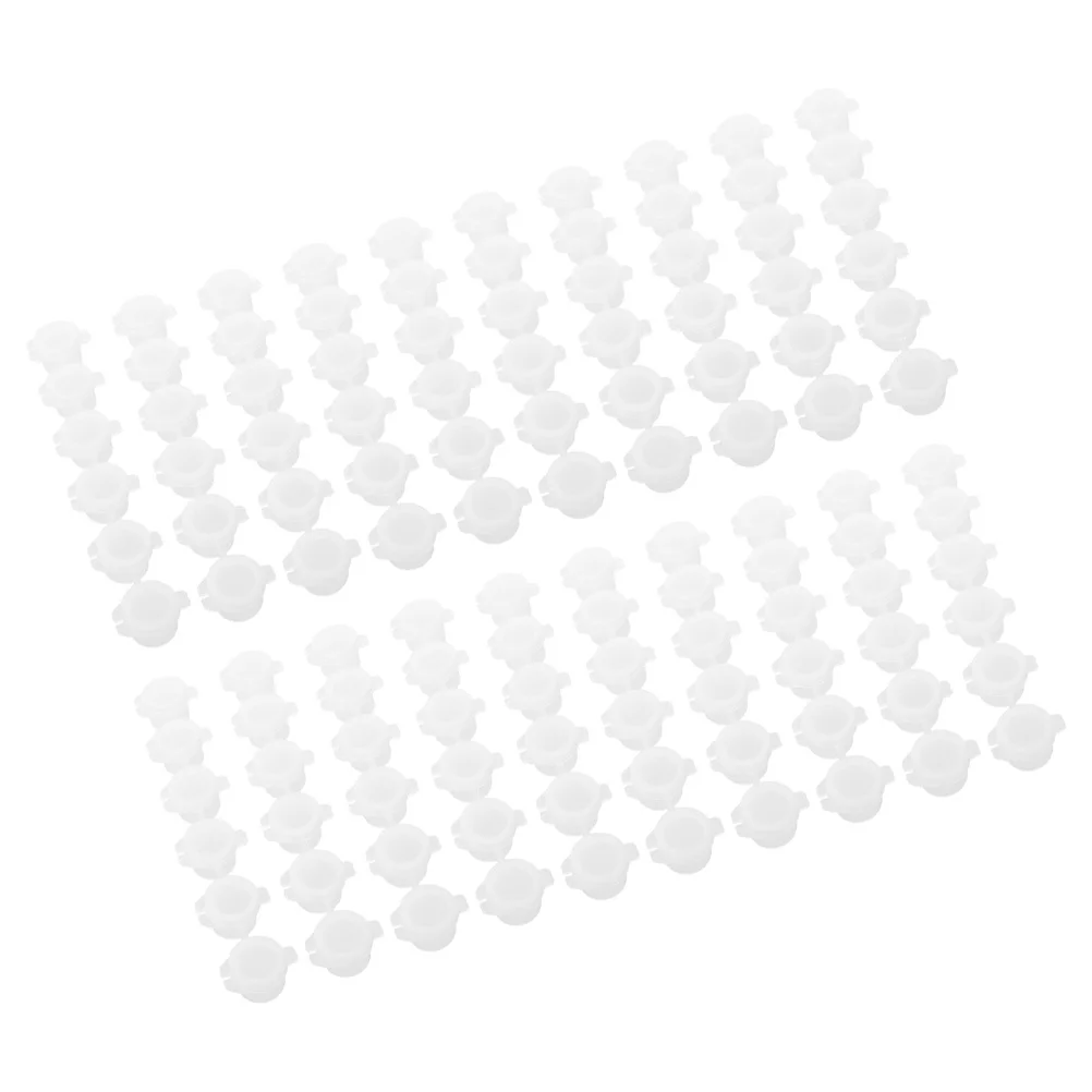 20Pcs Six-Color Containers Compact Portable Mini Pigment Pots Leakproof Small Paint Storage for Arts Crafts