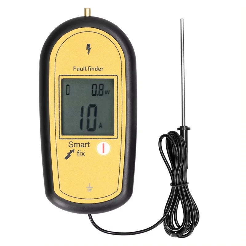 200-15000V Handheld Tester Fault Finder Current Direction LCD Backlight Display Farm Electronic Fence Fault Finder