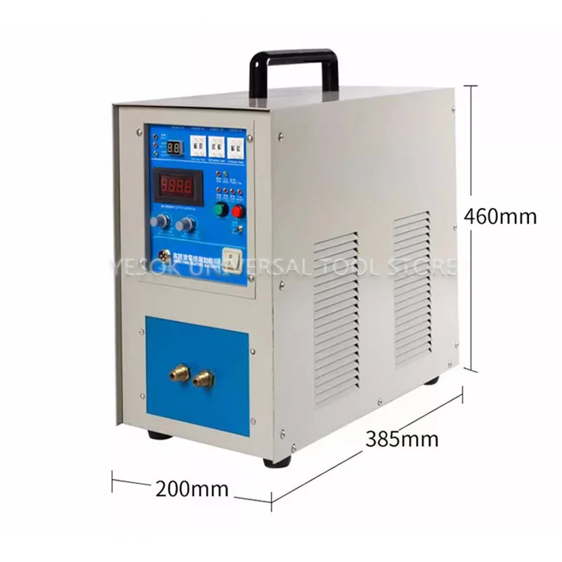 15KW Induction Heater Induction Heating Machine Metal Smelting Furnace High Frequency Welding Metal Quenching Equipment