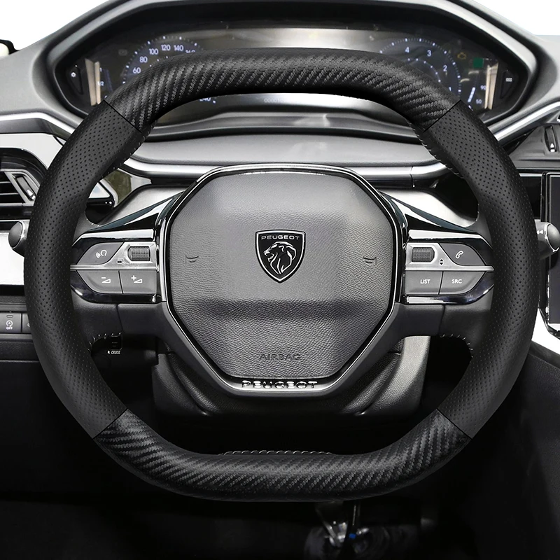 Aplicable a cubiertas de volante Peugeot: 206, 208, 3008, 308, 207, 307, 2008, 508, 5008, 407, 107, Partner Rifter Tepee,