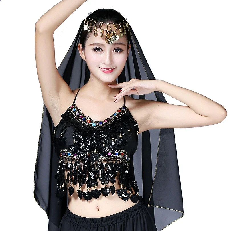 Custom Made Sexy Sequins Tassel Festival Bra Women Indian Dance Tops Arab Belly Performance Wear Bras