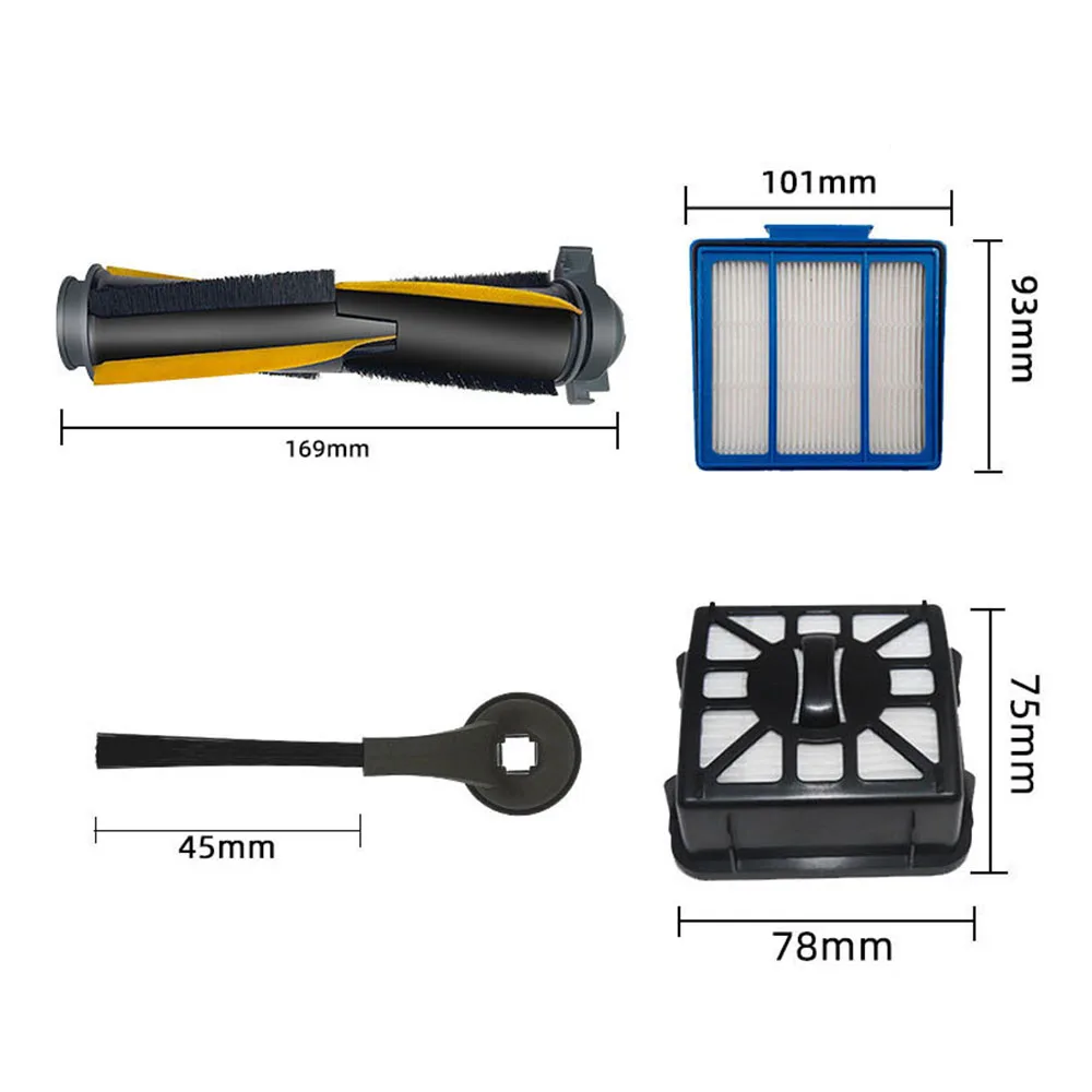 Hpaフィルター付きローラーブラシ,マウンテンバイク用ユニバーサルブラシ,Iq,rv1001ae,rv1000,rv1001,av10ae,av970,av993,rv912s,av1002ae