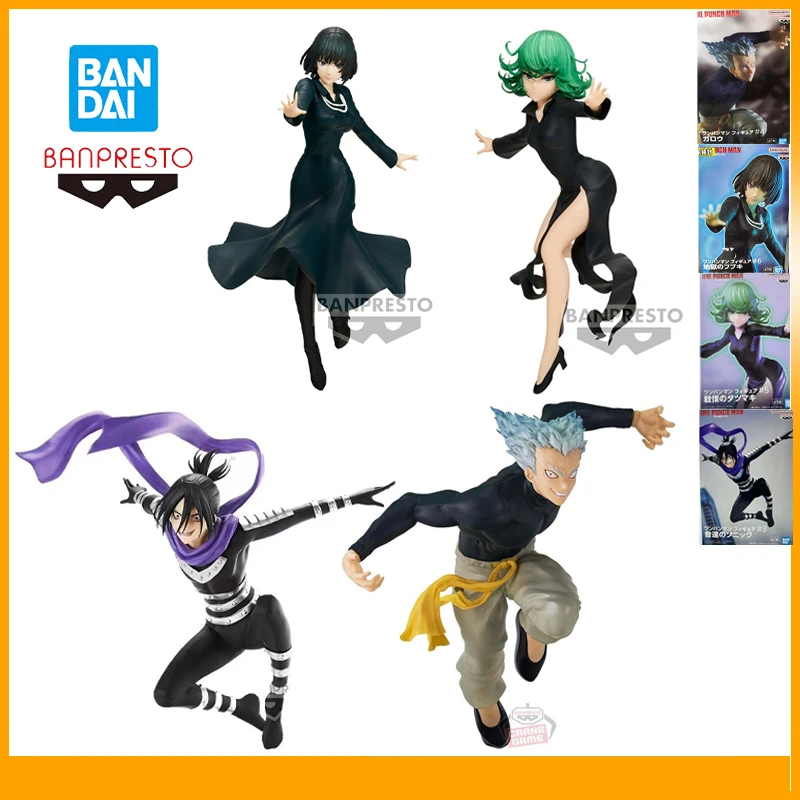 

Original Bandai Banpresto One Punch Man Hellish Blizzard Terrible Tornado Garou Sonic Anime Action Figures Model Collect Figure