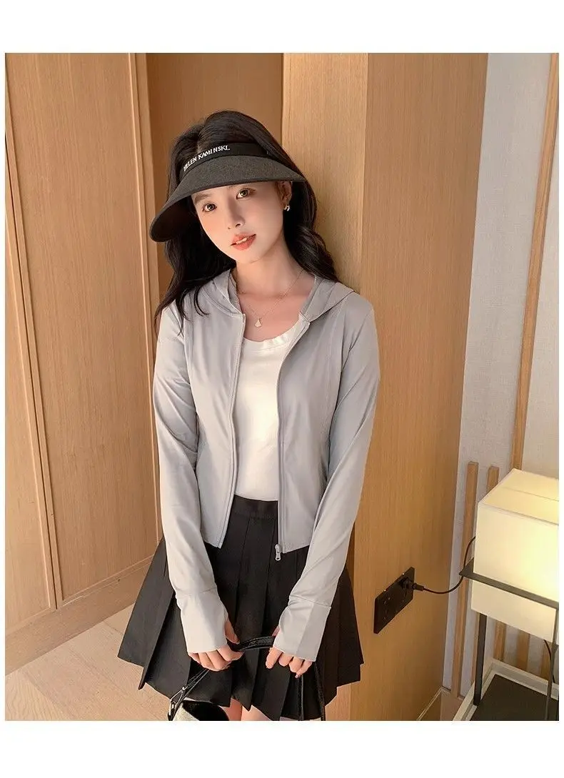 [yoga hoodie] temperament gray