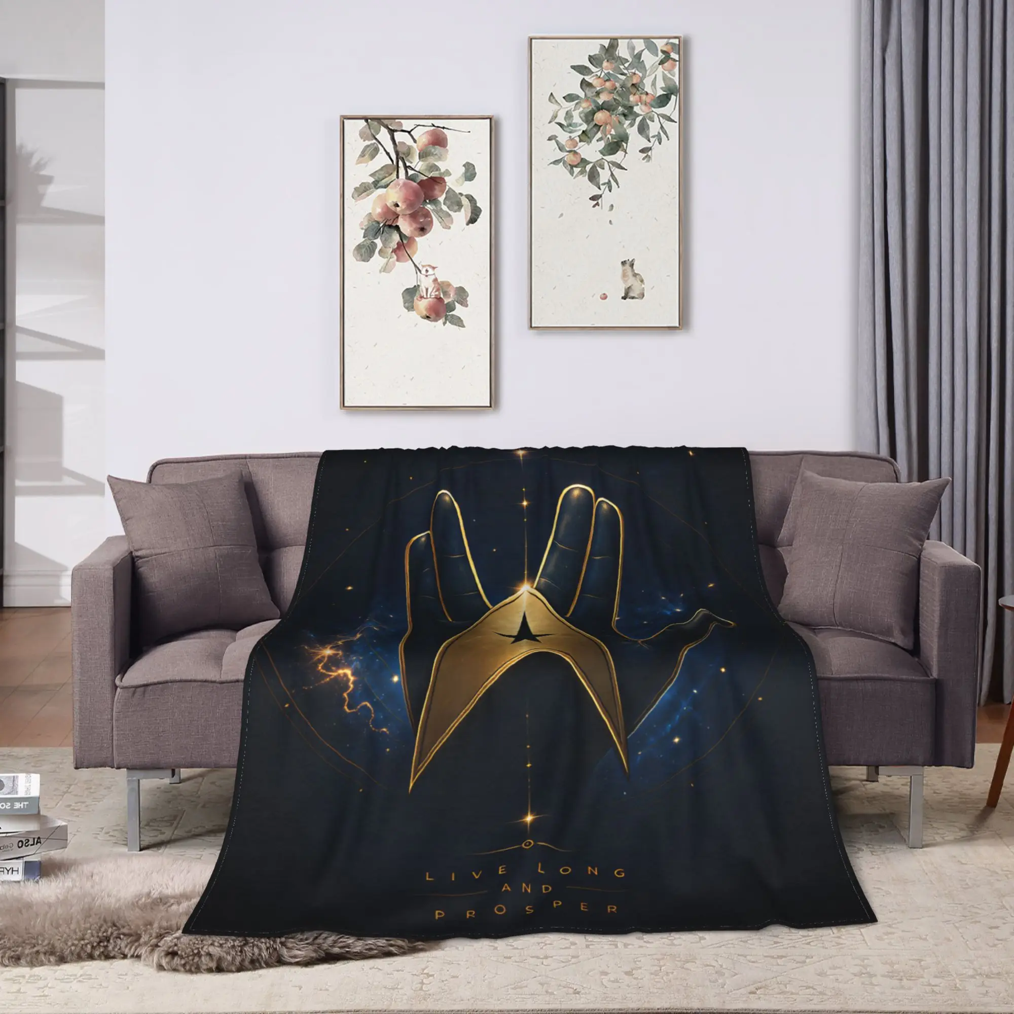 S-Star T-Trek Ship Movie  Blanket Quality Soft  Throw Blanket Winter Travel Office Couch Chair Funny Bedspread