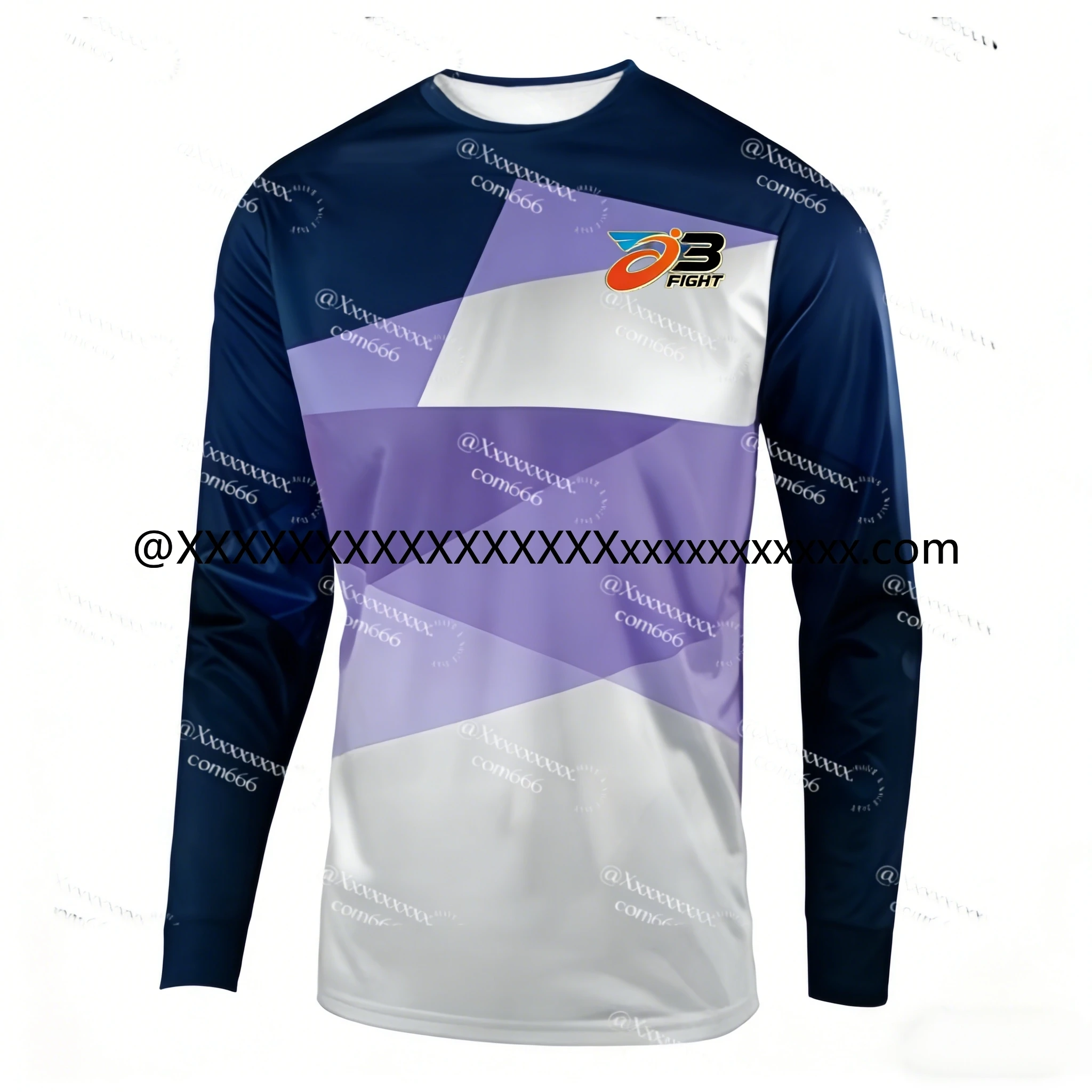 Original New Mountain Bike Riding Top 3D Printed Motorcycle Riding Long Sleeved T-shirt Breathable Quick Drying Riding Suit