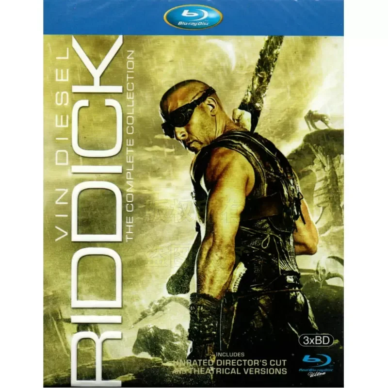 American Science Fiction Action Thriller Movies Star Legends 1-3 Blu-ray BD High Definition 3 Discs