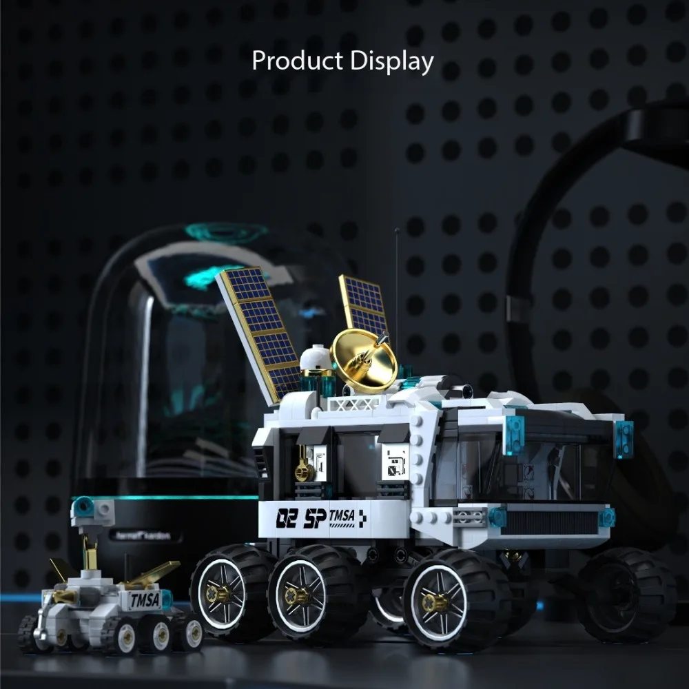 T5015 月面探査機組み立てセット 626ピース 月面探査車 ローバー付き 大人＆子供向け DIYギフト