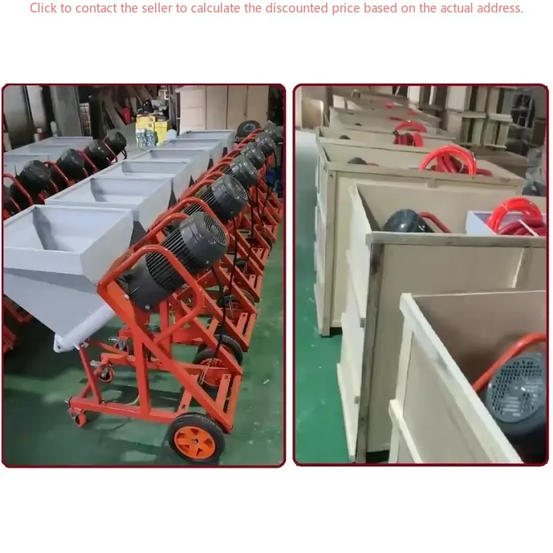 220v Electric Motor-Driven High Efficiency 30m Pump-Conveying Plaster Spray Machine For Construction Farming