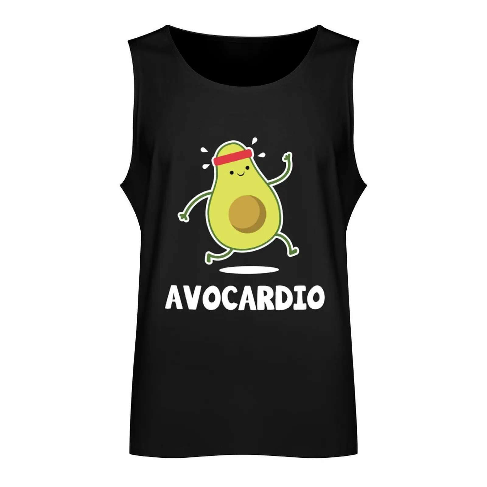 Avo Cardio Funny Workout Tropical Fruit Avocado Shirt Tank Top T-shirt man basketball Men's fitness t-shirt