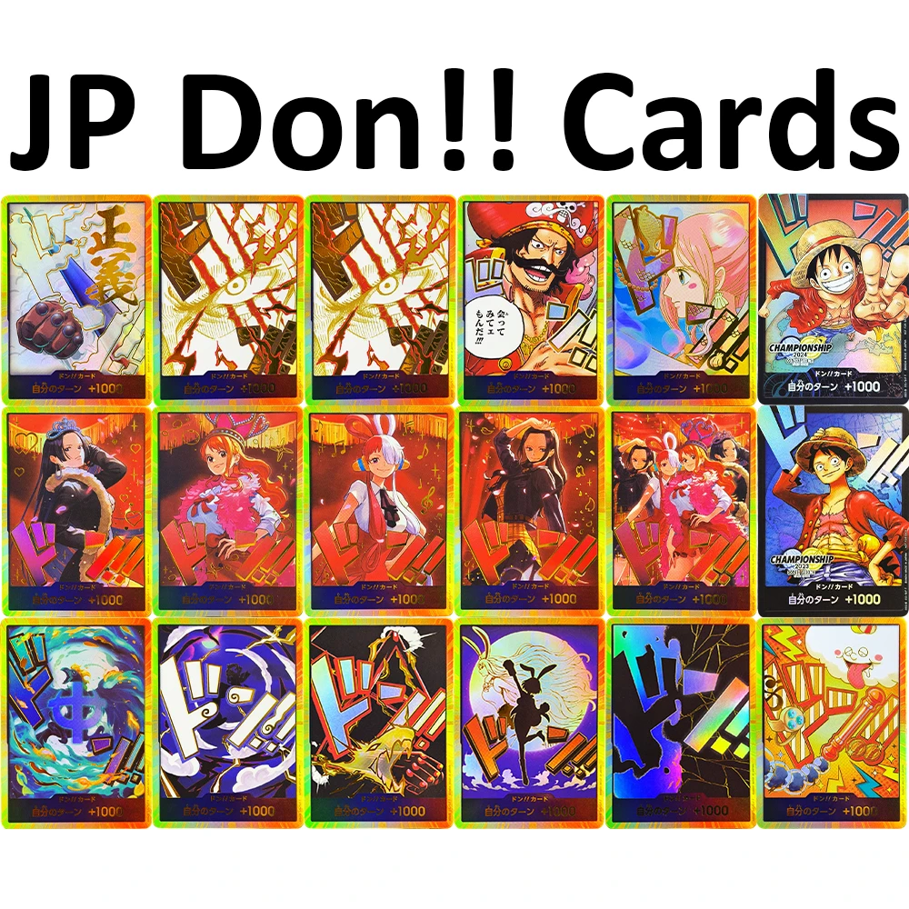 

One piece Don! Cards DIY Japanese PRB-02 Proxy Game Cards Rare Anime Cards Gear Carrot Shanks Nami Marco Roger Gold Collection