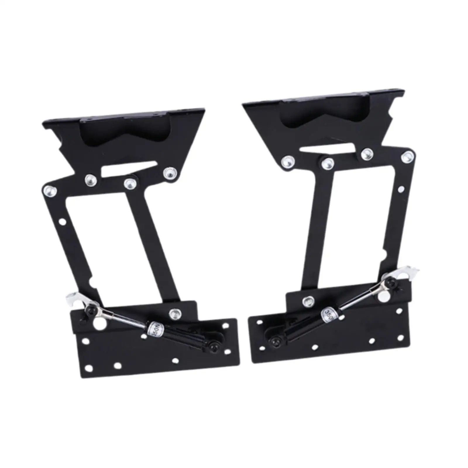 2 Pieces Table Hydraulic Lifting Hinge Heavy Duty Desk Lifter for Home Use