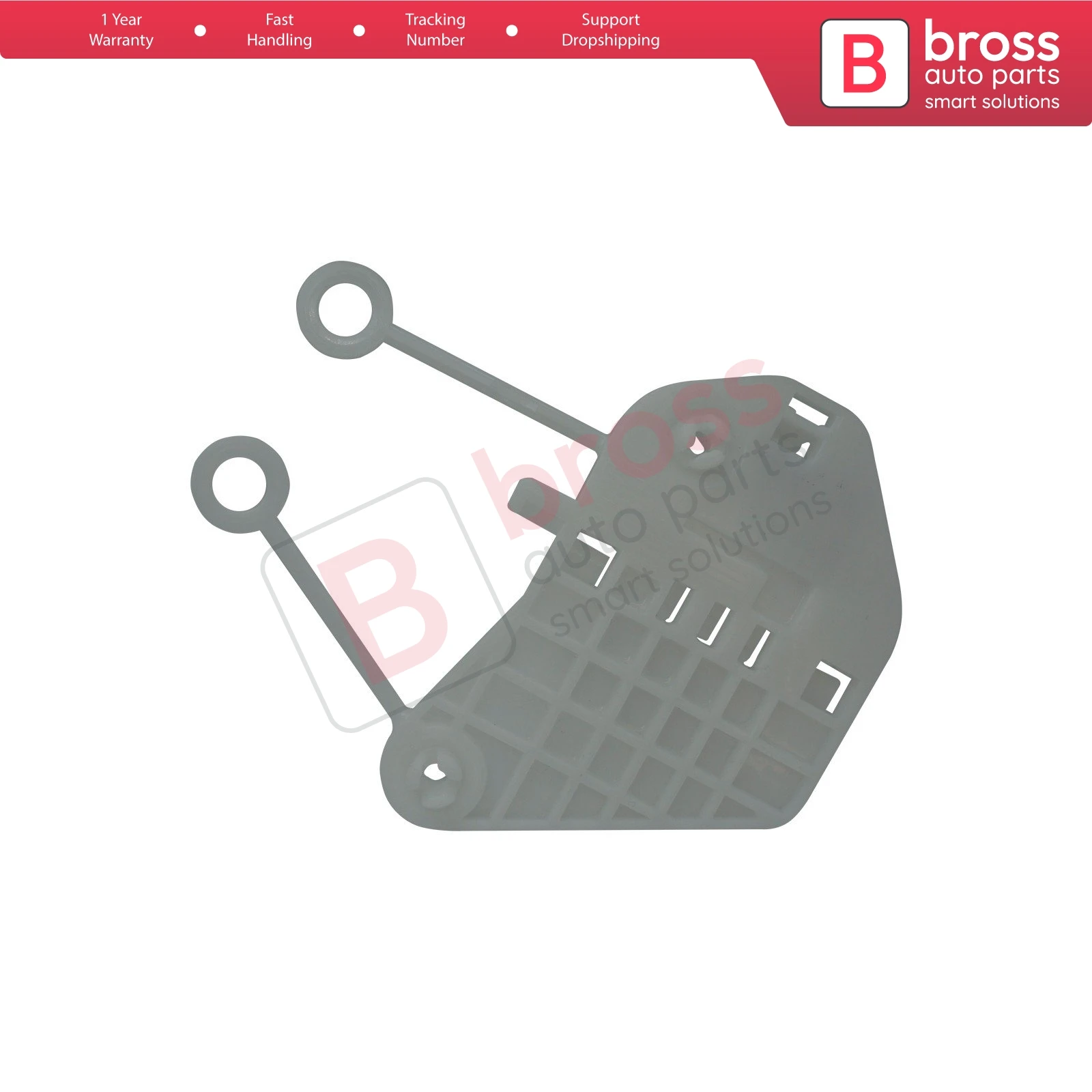 Bross Auto Parts BWR757 Electrical Power Window Regulator Clips Front Right Door for Smart Fortwo 1 1998-2007