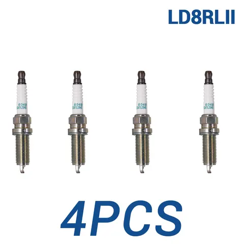2-8 шт. Двойные иридиевые свечи TORCH LD8RLII/6049, замена для Denso ZXE24HLR7 31673604, совместимы с Geely 2.0T JLH-4G20TDB