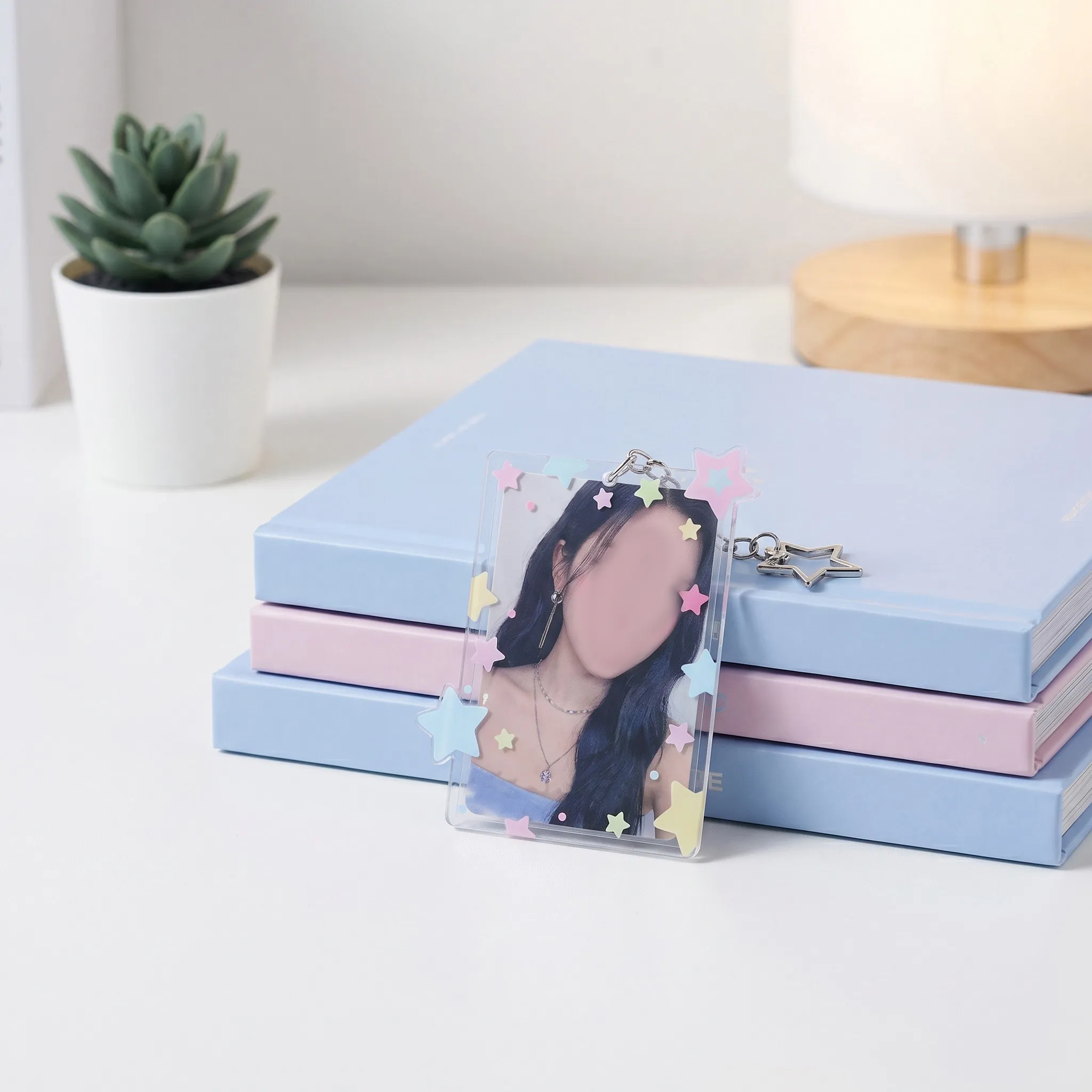 2Pcs Acrylic Photocard Holder Card Sleeve Quick Swap Double Sided Clear Photo Display Wallet Insert Protector