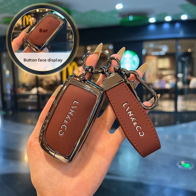 

Zinc Alloy Silicone Car Key Case for Lynk Co Z10 Z20 900 Ultra Max Pro LYNK&CO LYNKCO Remote Cover Bag Shell Keychain Holder Fob