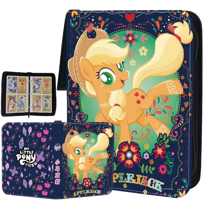 My Little Pony Loose-leaf Card Collection Photo Album Book Zipper Waterproof Business Card Holder Folder Trendy Luxury Gift