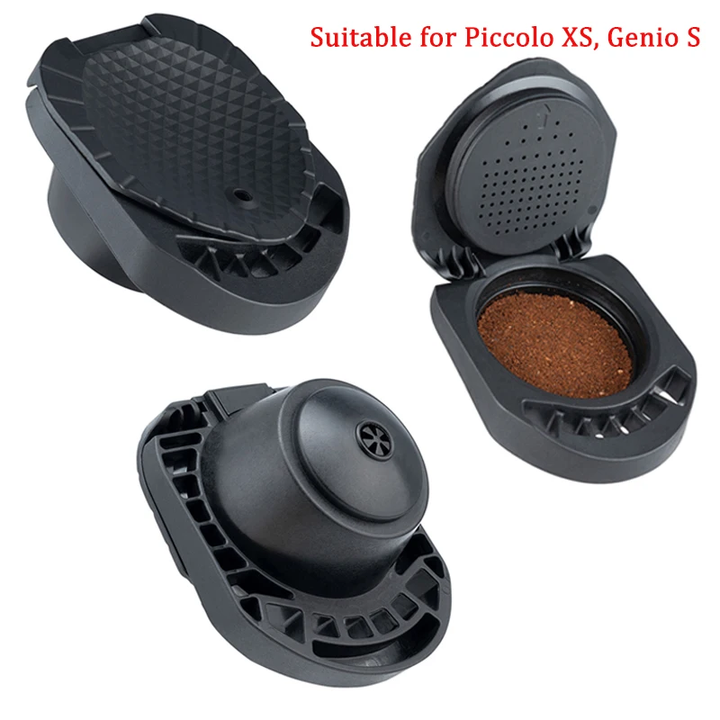 Adaptador de cápsula de café recarregável, reutilizável para cápsula de café Dolce Gusto, conversor compatível com máquina Genio S Piccolo XS, 1 peça