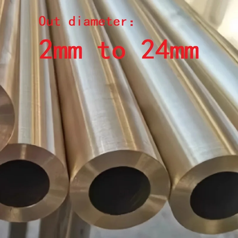 1pc Brass Tube Round Alloy Pipe Straight Length 100 250 500mm OD 2 3 4 5 6 7 8 9 10 11 12 13 14 15 16 17 18 20 21 22 23 24 25mm