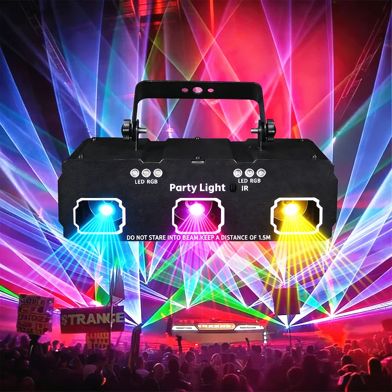 

Party Lights Dj Disco lights Strobe lights projection light Voice activated DMX512 Stage light Karaoke KTV bar Club Family party
