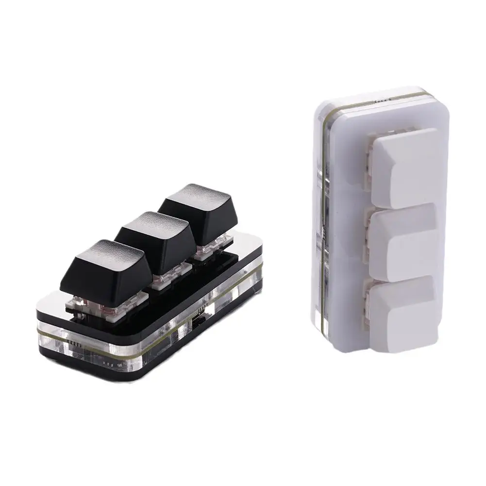OSU Custom Mini Keypad USB 3 Keys Programming Macro Keyboard Copy Paste Cut HID Mechanical Keyboard For Photoshop Gaming