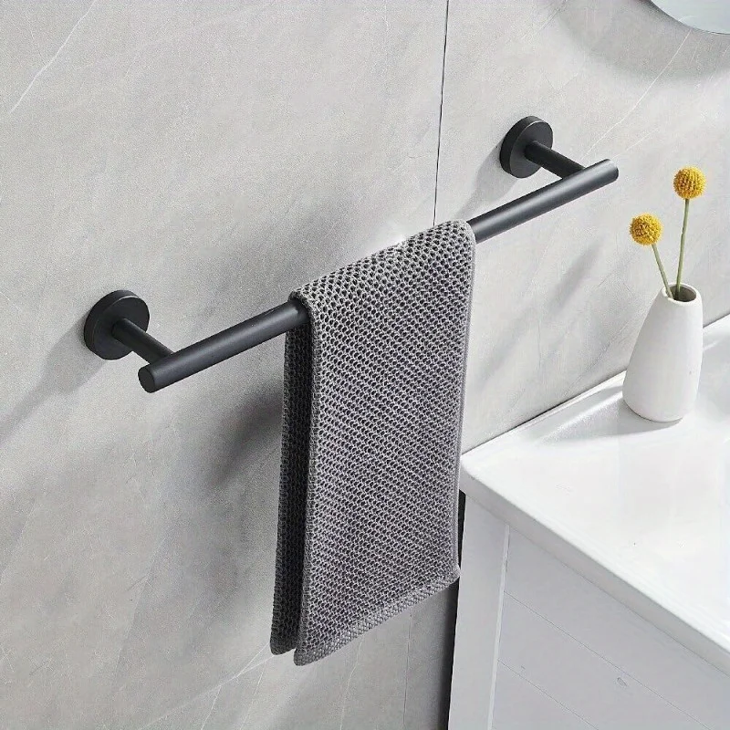 

Towel Bar Stainless Steel Bathroom Towel Rack Holder for Bathroom Wall Mounted Bathroom Hardware Towel Bars Towel Storage Rack