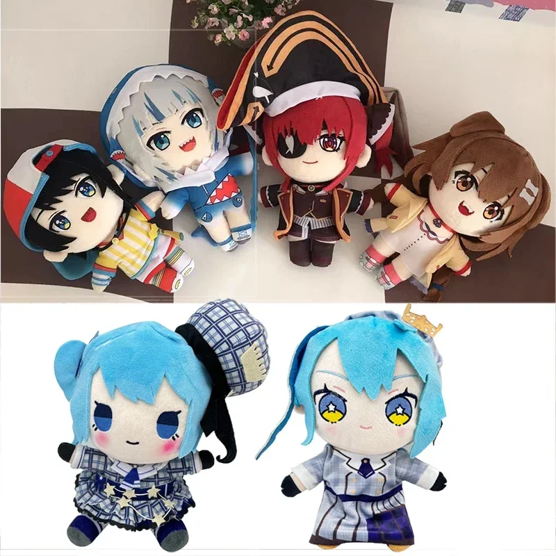 Hololive Plush Toys Cartoon Hoshimati Suisei Stuffed Dolls Inugami Korone Plushie Figures Sofa Bed Decoration Pillow Xmas Gifts