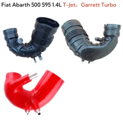 For Fiat Abarth 500 595 695 T-JET Engine 1.4L Garrett Turbo New Silicone Air Intake Inlet Induction Hose Pipe Tube Duct Set Kit