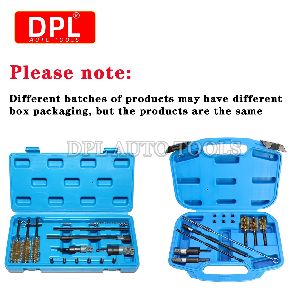 Diesel Fuel Injector Seat Cleaner Set Washing Cleaner Bristle Kit Cleaning Brushes Auto Repair Tools Car Cleaning Tool