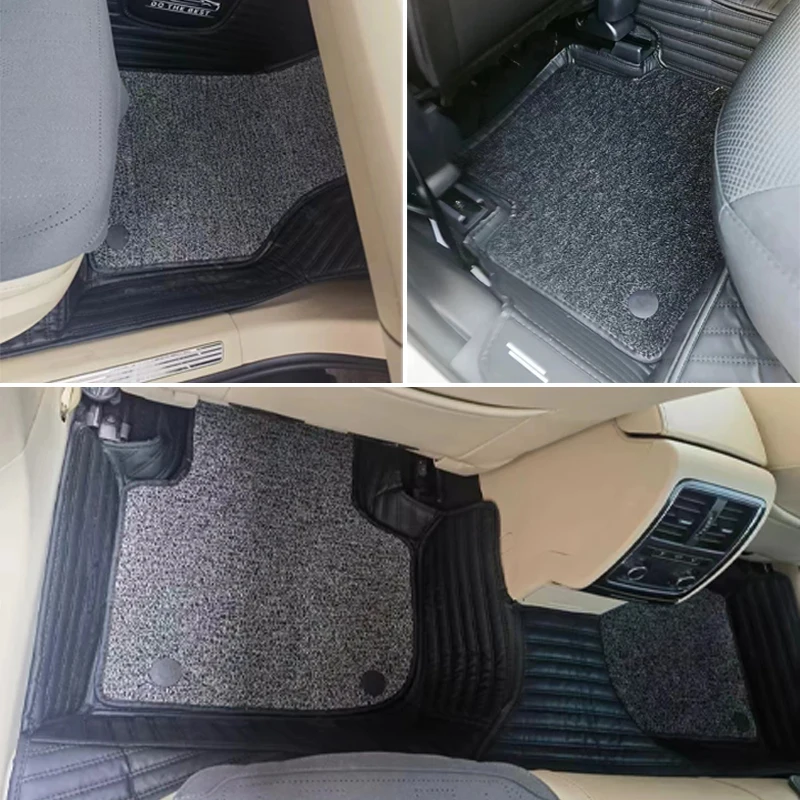 7D Custom Double-layer Leather Car Floor Mats For BYD All Models FO F3 SURUI SIRUI F6 G3 M6 L3 G5 G6 S6 S7 E6 E5 Car Accessories