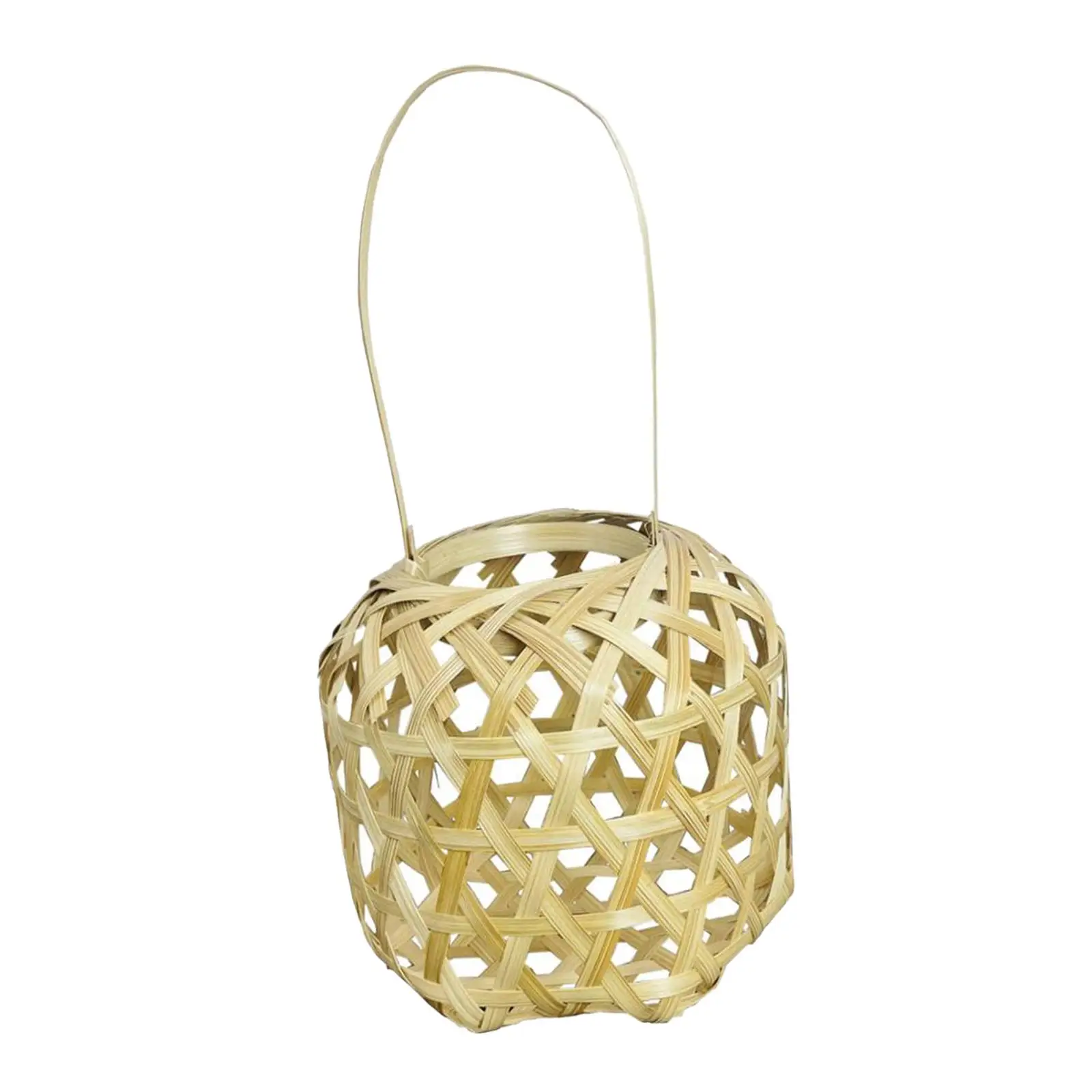 DIY Lantern Lamp Shade Handcrafted Woven Lantern Candle Lantern Lampshade Woven Light for Garden Home Farmhouse Yard Decor