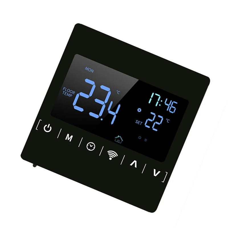 

Wifi Smart Thermostat,1823 16A Electric Heating Temperature Remote Controller LCD Touch Screen Heating Thermostat