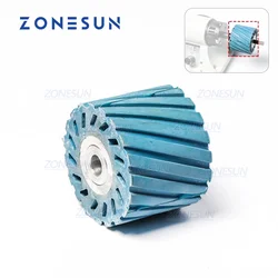 ZONESUN Leather Edge Polisher For Leather Border Burnishing Machine Rubber Wheel Edge Polishing Leather Polisher Sandpaper