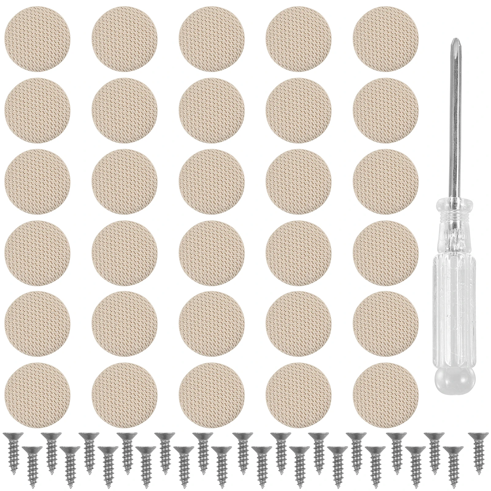 

30pcs Car Roof Fabric Clips Metal Cloth Headliner Repair Rivets Kit Interior Ceiling Tools Universal Fit Long Use