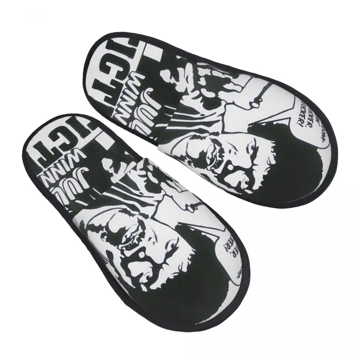 Crazy Design Pulp Fiction Basketball 1 Men Women Furry slippers,fashion printing pantoufle homme Home slippers