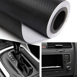 Rollo de lámina de vinilo de fibra de carbono 3D para coche, pegatinas y calcomanías para motocicleta, accesorios de estilo para automóviles