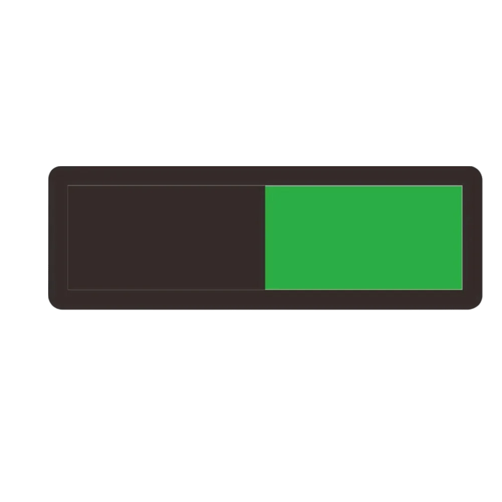 Durable Acrylic Bathroom Occupancy Indicator Sign Adhesive Privacy Vacant Occupied Sign Magnetic Signboard Door Sign Home Office