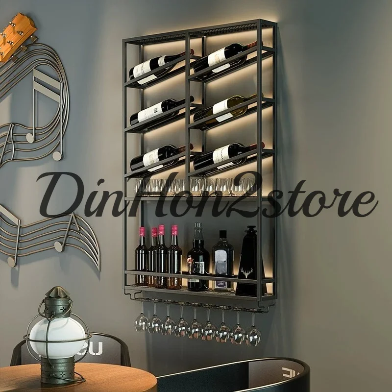 Wall Hanging Plane Display Wine Rack  Store Wine Decoration Rack Iron Household Wall Display Rack