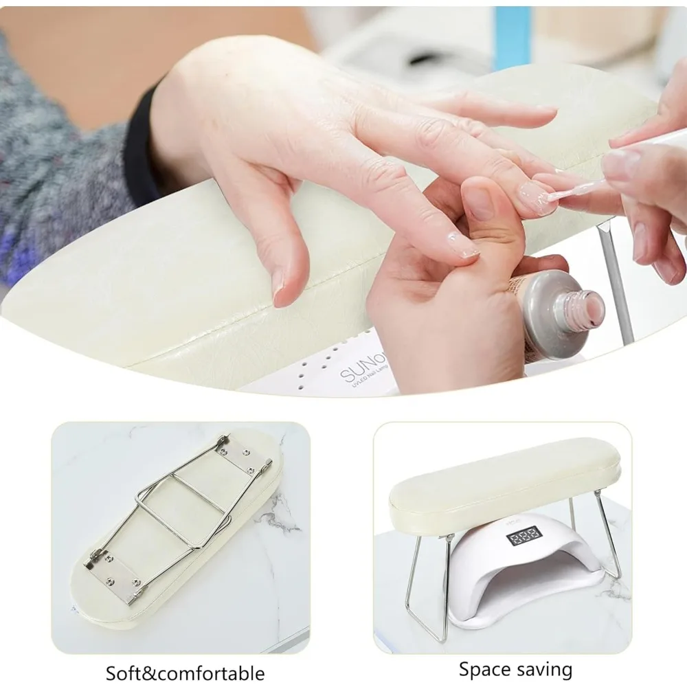 Nagelschreibtisch kompatibel mit Nail Tech, Nageltisch Beauty Work Station Tech Station mit elektrischer Downdraft-Entlüftung, abschließbare Räder