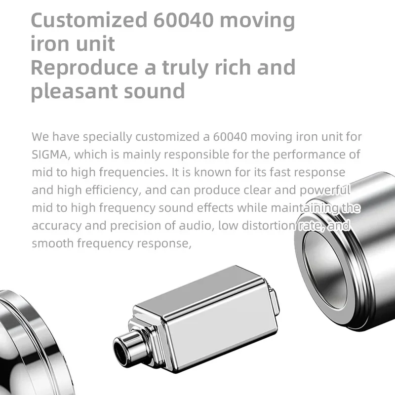 Auricolari HiFi TWISTURA SIGMA 1DD+1BA Hybrid Drive