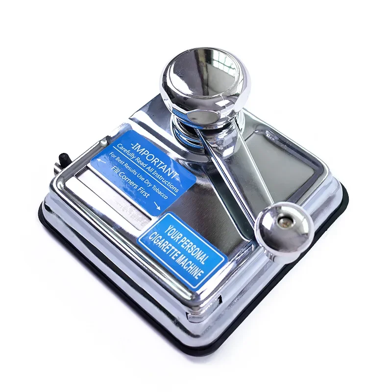 Hand Crank Cigarette Roller 8.0mm Manual Push Pull Tobacco Filling Machine Portable DIY Smoking Rolling Accessory Kit