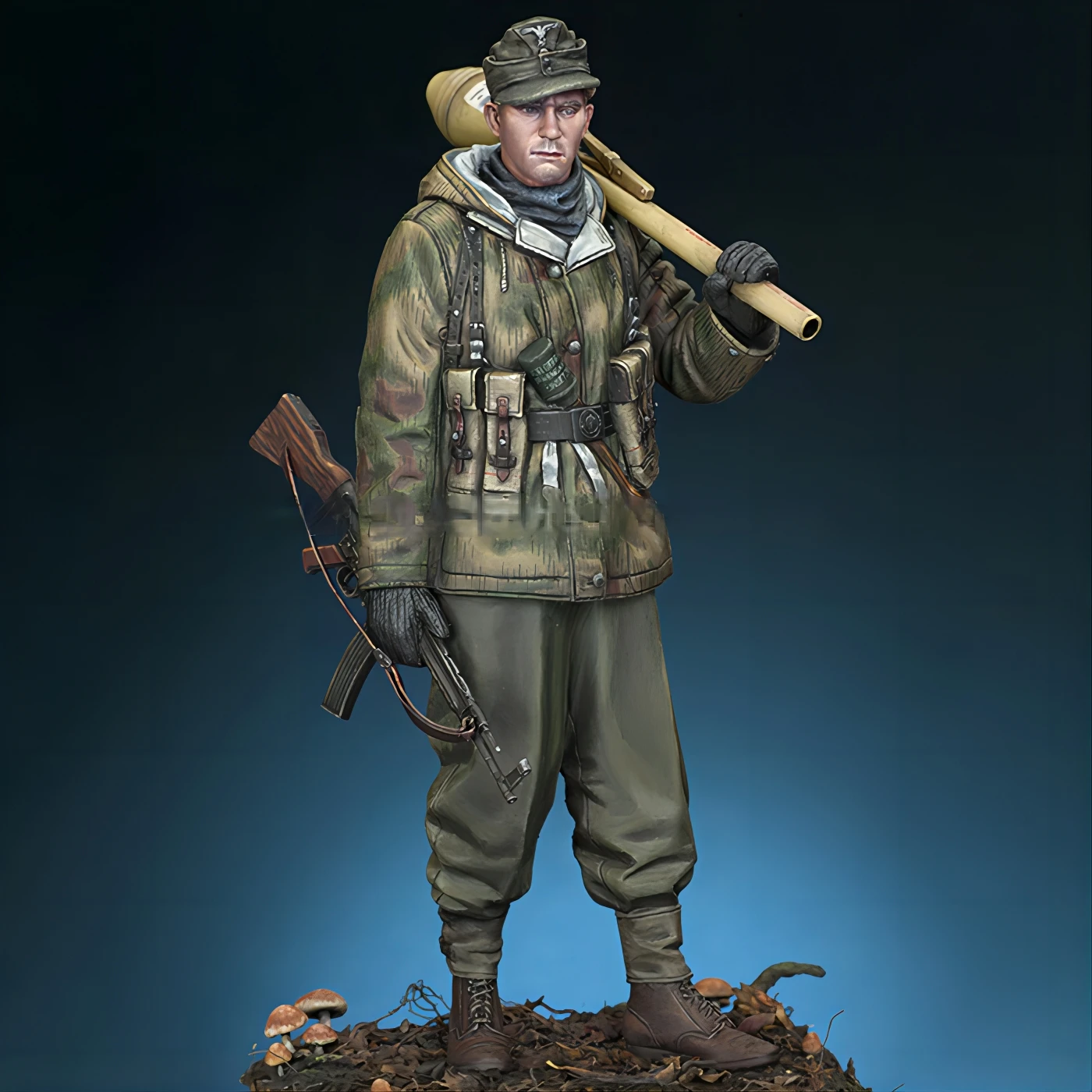 

GK1/16 фигурка из смолы, неокрашенная модель, военная тема, солдат-стремянник, комплект модели GK в разобранном и неокрашенном виде.