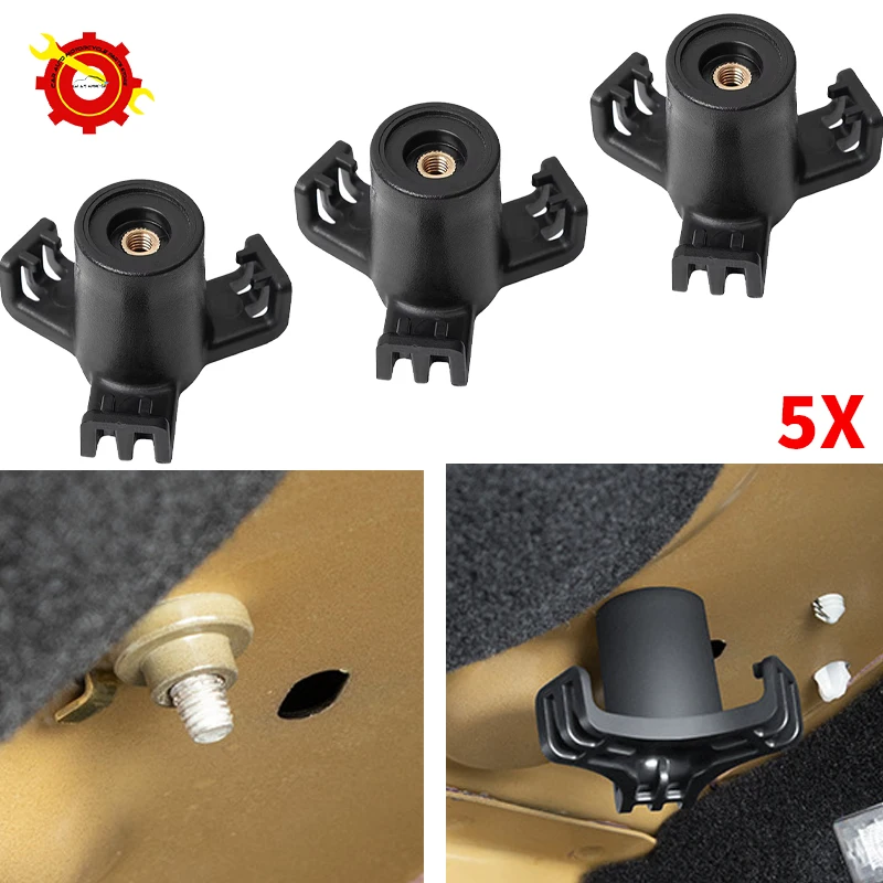 

5pcs Car Trunk Hook for Tesla Model 3 Model3 2017 - 2024 Grocery Bag Hook Clip Luggage Stowing Organizer Interior Accessories