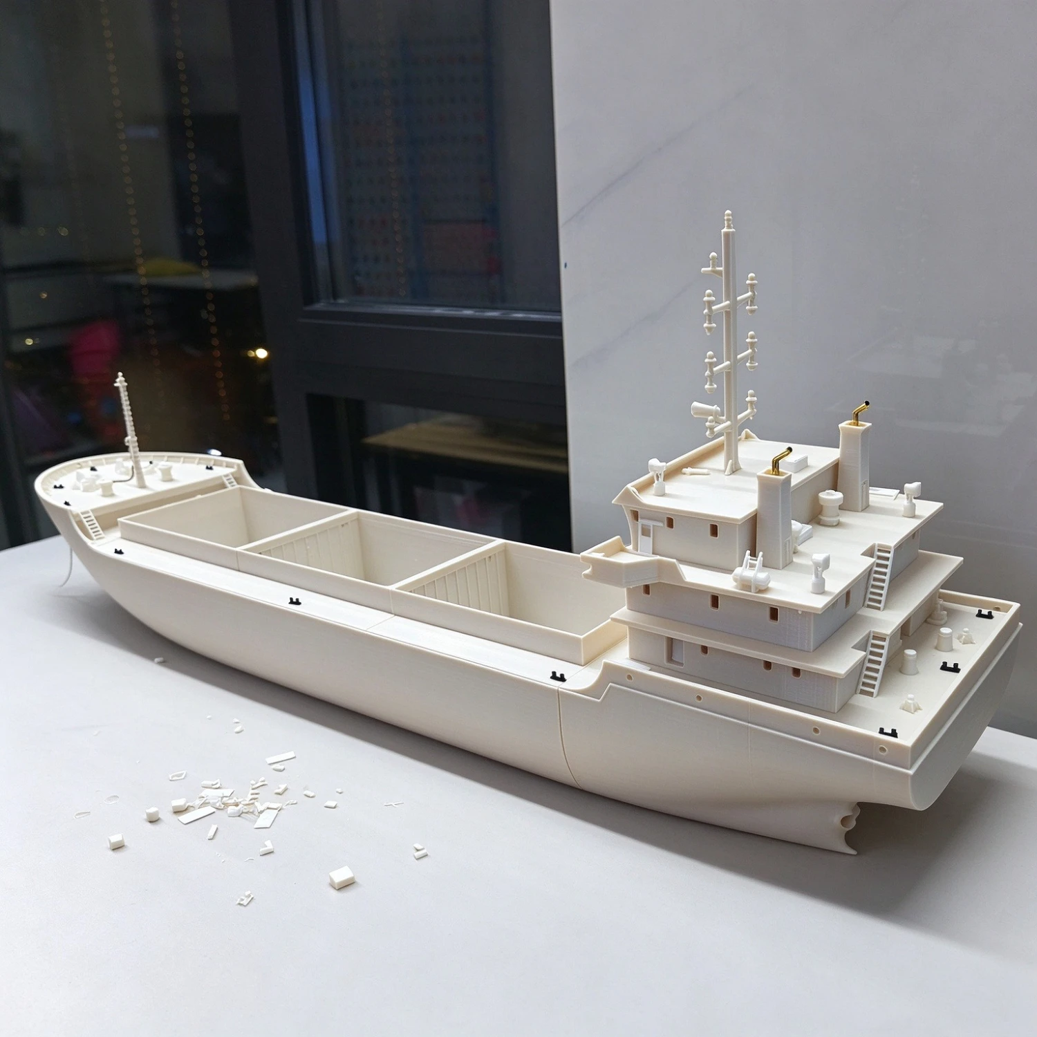 1.16m Big Size Boat Model Kit DIY Toy 3D Printed 3D Ship Hull Kit Suitable for Model Builders