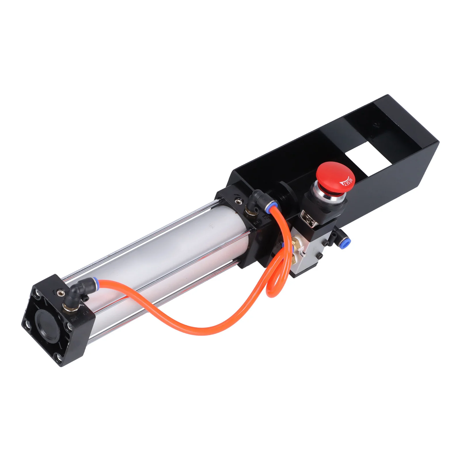 Trituradora de latas neumática, cilindro, válvula de empuje, trituradores de latas, trituradora de latas de aluminio, válvula de empuje, trituradora de latas, herramienta de reciclaje ecológica