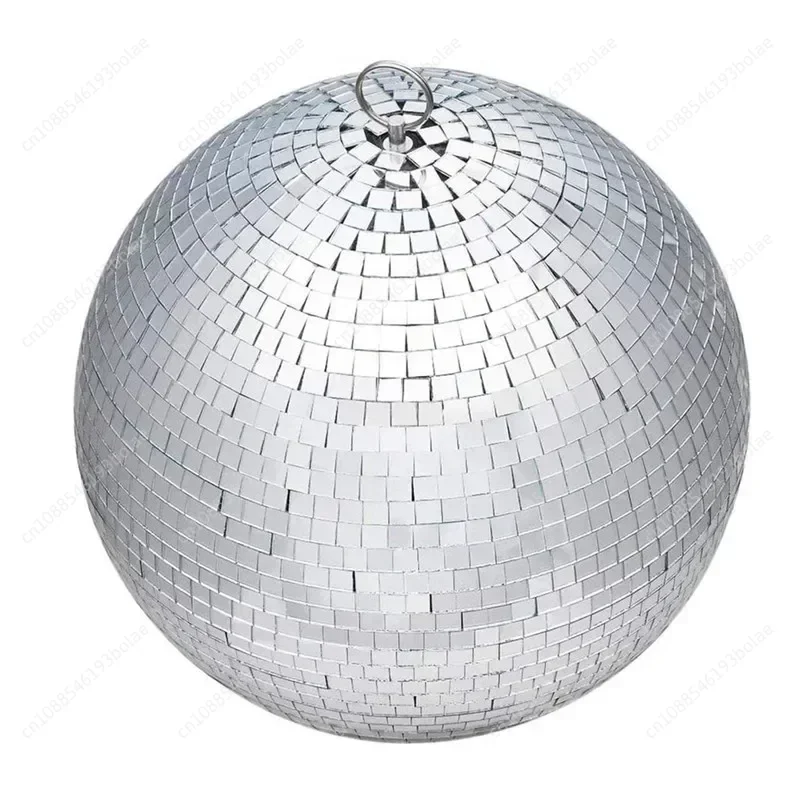 Disco Reflective Glass10/15/20CM Rotating Mirror Ball Light Christmas Party Wedding